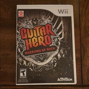 Guitar Hero Warriors of Rock Wii Game